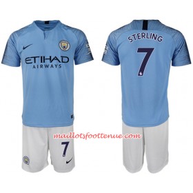 Maillot/Tenue Manchester City STERLING 7 Enfant Domicile 2018/2019